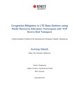 Master's thesis of Engineering: Congestion mitigation in LTE base stations using radio resource allocation techniques with TCP end to end transport