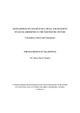 Doctoral thesis of Philosophy: Development of concepts of capital and income in financial reporting in the nineteenth century