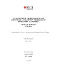 Doctoral thesis of Philosophy: An analysis of the emergence and growth of accountancy profession in developing economies: the case of Sudan 1956 - 2010