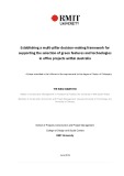Doctoral thesis of Philosophy: Establishing a multi-pillar decision-making framework for supporting the selection of green features and technologies in office projects within Australia
