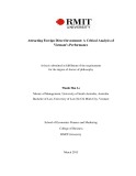 Doctoral thesis of Philosophy: Attracting foreign direct investment: a critical analysis of Vietnam's performance