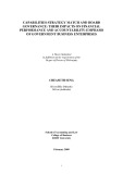 Doctoral thesis of Philosophy: Capabilities-strategy match and board governance: their impacts on financial performance and accountability-emphasis of government business enterprises