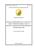 Luận văn Thạc sĩ Y học: Đánh giá mô hình bệnh tật và nguồn lực Y học cổ truyền tại khoa Y học cổ truyền của Bệnh viện Nguyễn Tri Phương giai đoạn 2018-2022