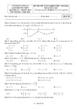 Đề thi thử THPT QG môn Toán năm 2022 có đáp án - Sở GD&ĐT Nghệ An (Mã đề 101)