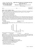Đề thi giữa học kì 1 môn Hóa học lớp 10 năm 2022-2023 - Trường THPT chuyên Nguyễn Bỉnh Khiêm (Mã đề 301)