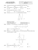 Đề thi thử THPT QG môn Toán năm 2022 có đáp án (Lần 1) - Trường THPT Nho Quan A, Ninh Bình