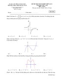 Đề thi thử tốt nghiệp THPT môn Toán năm 2022 có đáp án (Lần 1) - Trường THPT Trần Quốc Tuấn (Mã đề 001)