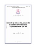 Luận án Tiến sĩ Y học: Nghiên cứu đặc điểm lâm sàng, cận lâm sàng và các yếu tố nguy cơ viêm phổi kẽ ở bệnh nhân viêm khớp dạng thấp