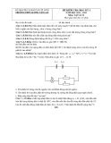 Đề thi học kì 1 môn Vật lí lớp 11 năm 2022-2023 có đáp án - Trường THPT Lương Văn Can