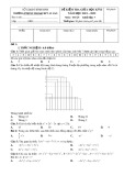 Đề thi giữa học kì 2 môn Toán lớp 7 năm 2021-2022 - Trường PTDTNT THCS&THPT An Lão