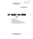 Phương pháp thi công công trình (Tập 1): Phần 1