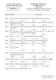 Đề thi thử tốt nghiệp THPT năm 2023 môn Toán có đáp án - Trường THPT Ninh Giang, Hải Dương (Lần 1)