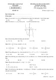 Đề KSCL ôn thi tốt nghiệp THPT năm 2023 môn Toán có đáp án - Sở GD&ĐT Thái Bình (Đợt 1)