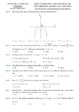 Đề KSCL ôn thi tốt nghiệp THPT năm 2023 môn Toán có đáp án - Sở GD&ĐT Vĩnh Phúc (Lần 1)