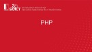 Lecture Web technology and online services: Lesson 5.1 - PHP