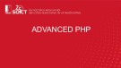 Lecture Web technology and online services: Lesson 5.2 - Advanced PHP