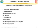 Bài giảng Lý thuyết trường điện từ: Chương 5 - TS. Nguyễn Việt Sơn