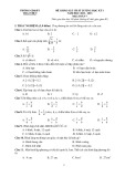 Đề thi học kì 1 môn Toán lớp 7 năm 2022-2023 có đáp án - Phòng GD&ĐT Thái Thụy