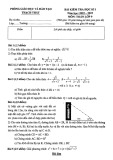 Đề thi học kì 1 môn Toán lớp 9 năm 2022-2023 có đáp án - Phòng GD&ĐT Thạch Thất