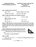 Đề thi học kì 1 môn Toán lớp 6 năm 2022-2023 - Phòng GD&ĐT Yên Mô