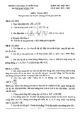 Đề thi học kì 1 môn Toán lớp 9 năm 2022-2023 - Phòng GD&ĐT TP Vũng Tàu