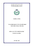 Khóa luận tốt nghiệp: Tỉ lệ nhiễm khuẩn vết mổ trên bệnh nhân phẫu thuật tiêu hóa