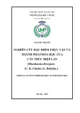 Khóa luận tốt nghiệp: Nghiên cứu đặc điểm thực vật và thành phần hoá học của cây Trúc diệp lan [Murdannia divergens (C. B. Clarke) G. Brückn.]