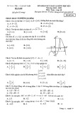 Đề thi học kì 1 môn Toán lớp 10 năm 2022-2023 - Sở GD&ĐT Hà Nam