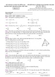 Đề thi học kì 1 môn Toán lớp 11 năm 2022-2023 có đáp án - Trường THPT Lương Thế Vinh