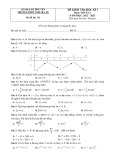 Đề thi học kì 1 môn Toán lớp 12 năm 2022-2023 có đáp án - Trường THPT Ngô Gia Tự, Phú Yên