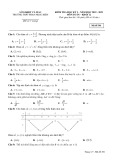 Đề thi học kì 1 môn Toán lớp 12 năm 2022-2023 có đáp án - Trường THPT Phan Ngọc Hiển, Cà Mau