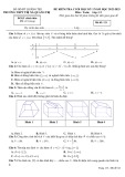 Đề thi học kì 1 môn Toán lớp 12 năm 2022-2023 có đáp án - Trường THPT Thị xã Quảng Trị