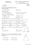 Đề thi học kì 1 môn Toán lớp 10 năm 2022-2023 - Trường THPT chuyên Hạ Long, Quảng Ninh