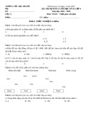 Đề thi học kì 2 môn Toán lớp 4 năm 2021-2022 có đáp án - Trường Tiểu học Hải Bối