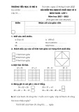 Đề kiểm tra học kì 2 môn Toán lớp 1 năm 2021-2022 có đáp án - Trường Tiểu học Ái Mộ B