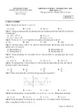 Đề thi học kì 1 môn Toán lớp 11 năm 2022-2023 có đáp án - Trường THPT Phan Ngọc Hiển, Cà Mau