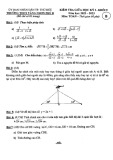 Đề thi giữa học kì 1 môn Toán lớp 9 năm 2022-2023 - Trường THCS Tăng Nhơn Phú B – TP HCM