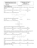 Đề thi giữa học kì 1 môn Toán lớp 12 năm 2022-2023 có đáp án - Trường THPT Lương Văn Can – TP HCM