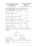 Đề thi giữa học kì 1 môn Toán lớp 9 năm 2022-2023 - Trường THCS&THPT Nguyễn Siêu – Hà Nội