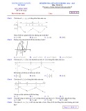 Đề thi giữa học kì 1 môn Toán lớp 12 năm 2022-2023 - Trường THPT Cái Nước – Cà Mau