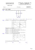 Đề thi giữa học kì 1 môn Toán lớp 12 năm 2022-2023 có đáp án - Trường THPT Lê Lợi, Quảng Trị