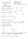 Đề thi giữa học kì 1 môn Toán lớp 9 năm 2022-2023 - Trường THCS Nguyễn Du – Khánh Hòa