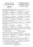 Đề thi giữa học kì 1 môn Hoá học lớp 12 năm 2022-2023 có đáp án - Trường THPT Bình Chiểu