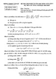Đề thi học sinh giỏi cấp tỉnh môn Toán lớp 9 năm 2022-2023 - Phòng GD&ĐT Tân Kỳ – Nghệ An