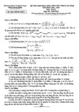 Đề thi học sinh giỏi cấp tỉnh môn Toán lớp 9 năm 2022-2023 có đáp án - Sở GD&ĐT Ninh Bình