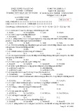Đề thi giữa học kì 1 môn Hóa học lớp 12 năm 2022-2023 - Trường THPT Nguyễn Tất Thành (Mã đề 945)