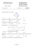 Đề kiểm tra giữa học kì 1 môn Toán lớp 12 năm 2022-2023 - Trường THPT Hồ Nghinh (Mã đề 014)