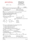 Đề kiểm tra học kì 1 môn Sinh học lớp 10 năm 2022-2023 - Trường THPT Hồ Nghinh (Mã đề 000)