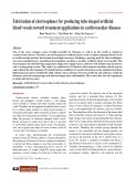 Fabrication of electrospinner for producing tube-shaped artificial blood vessels toward treatment applications in cardiovascular diseases