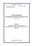 Tài liệu hướng dẫn bồi dưỡng giáo viên phổ thông cốt cán - Mô đun 2: Sử dụng phương pháp dạy học và giáo dục phát triển phẩm chất, năng lực học sinh trung học cơ sở môn Toán